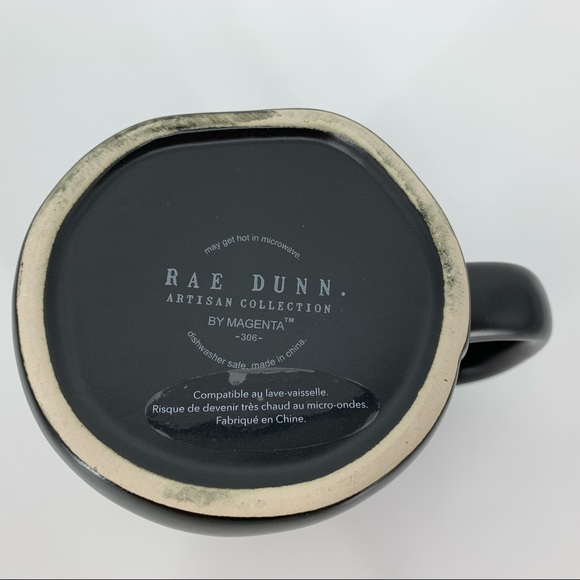 Rae Dunn ‘GIVE THANKS’ Black with Orange Mug - Picture 13 of 16